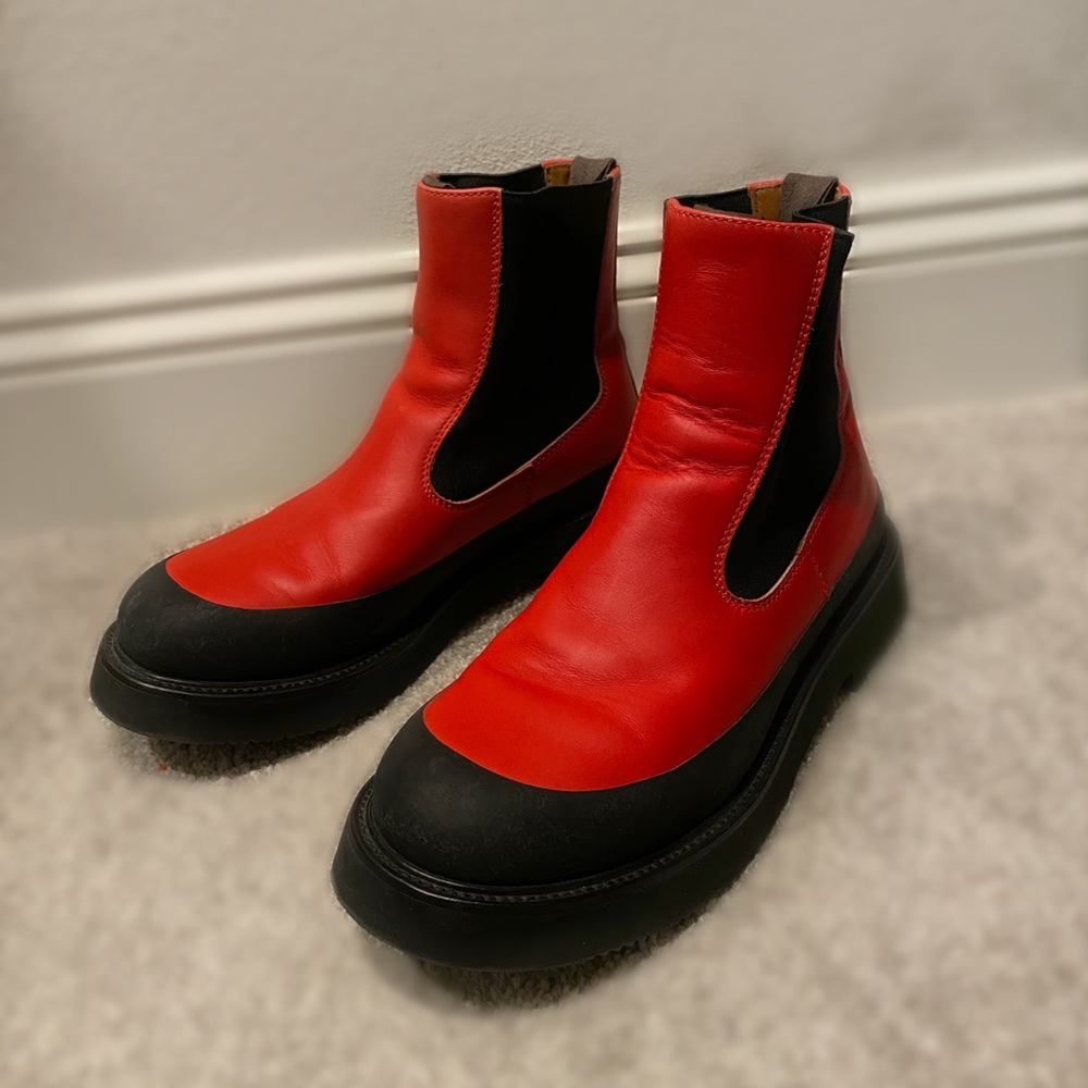 COPY - Céline Country Red Ankle Boots